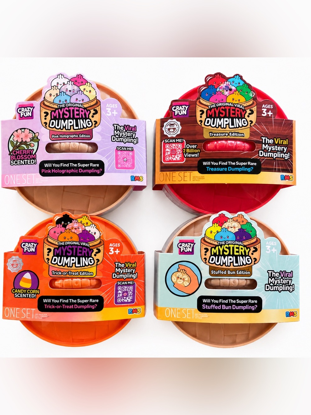Mystery Dumpling 4-Pack Bundle – set